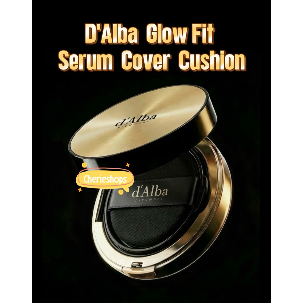 Ready D Alba GlowFit Serum Cover Cushion | GlowTension | Grinding Serum CoverPact SPF50+ PA++++ Orig