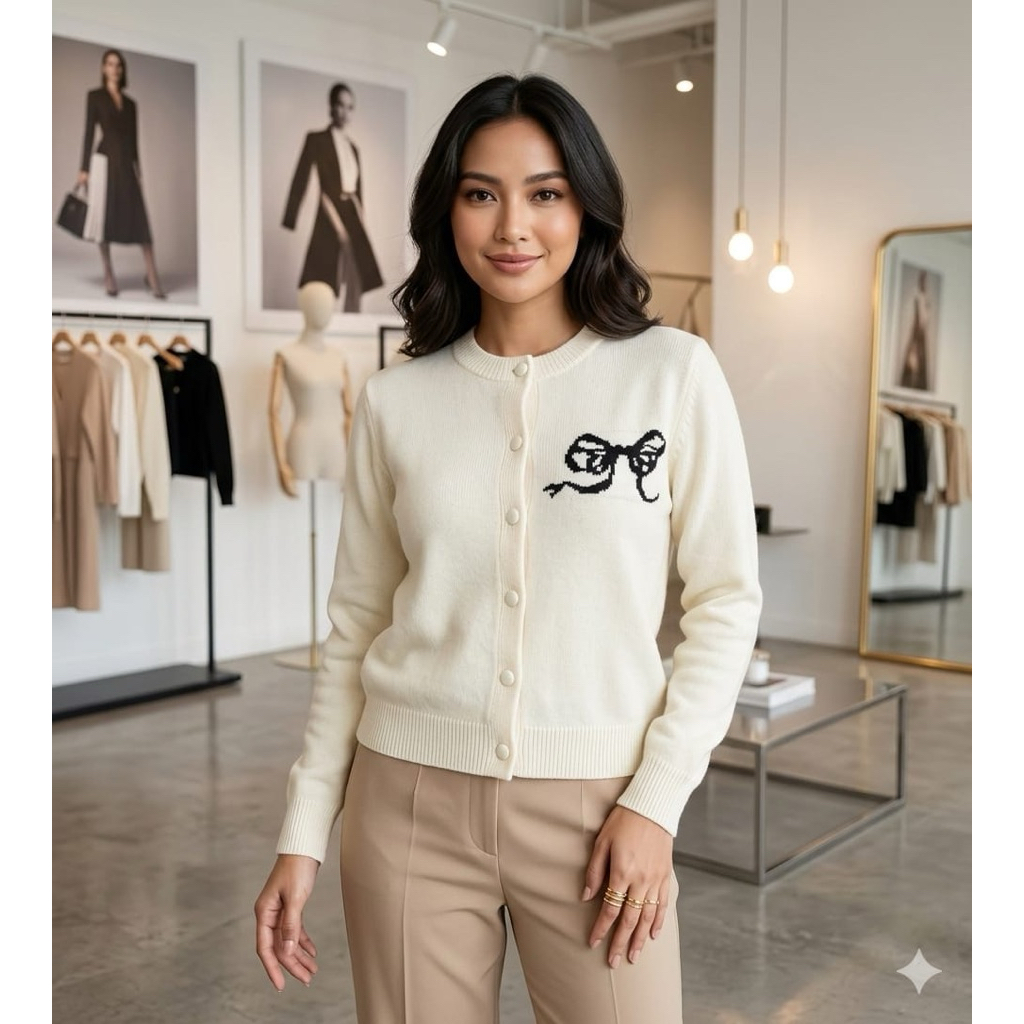 Cardigan Rajut Import Bangkok