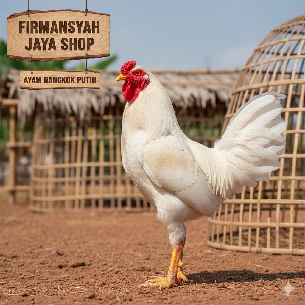 paket hemat 5 Telur Ayam Bangkok Putih Mulus ORI fertil siap untuk ditetaskan Firmansyah jaya shop