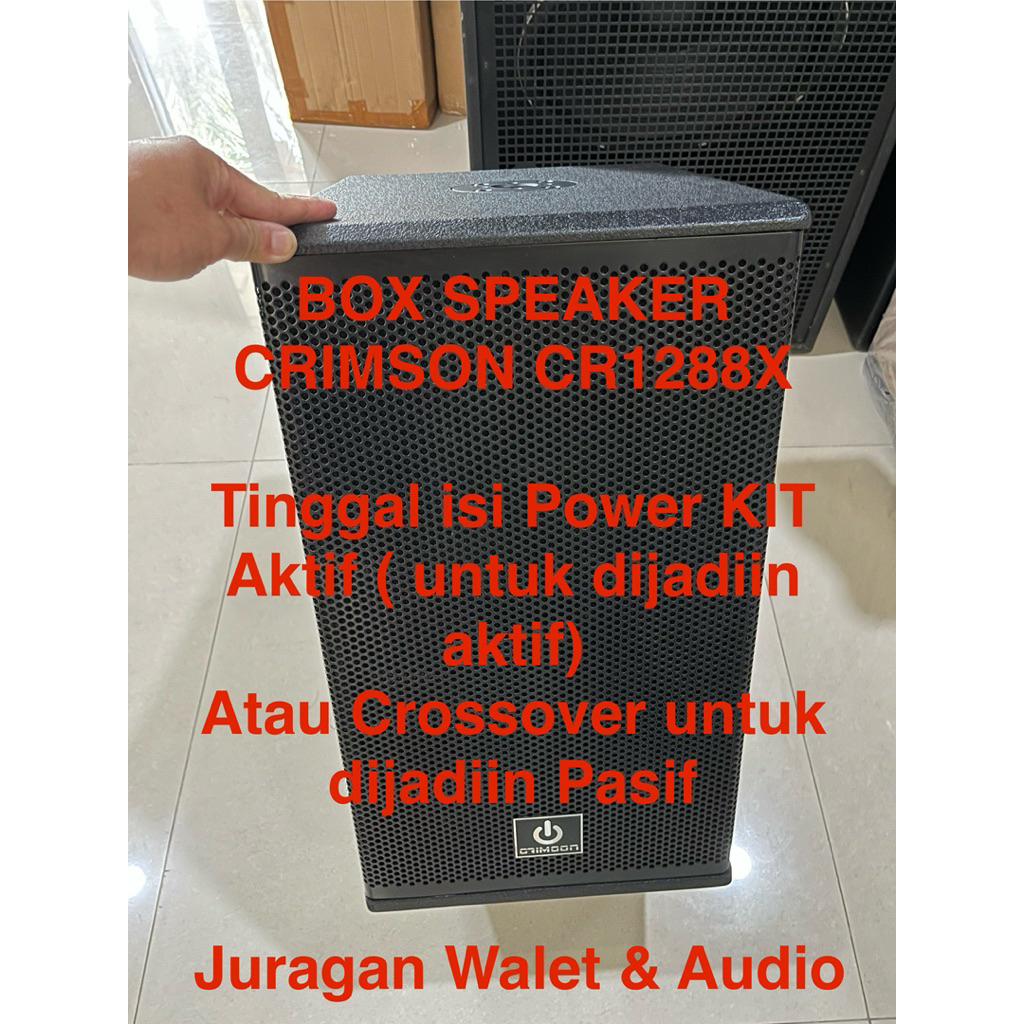 BOX Subwoofer Crimson CR1288X , Sudah ada sobwoofer 12 inch ( Cuma tidak ada power Kit aktifnya)
