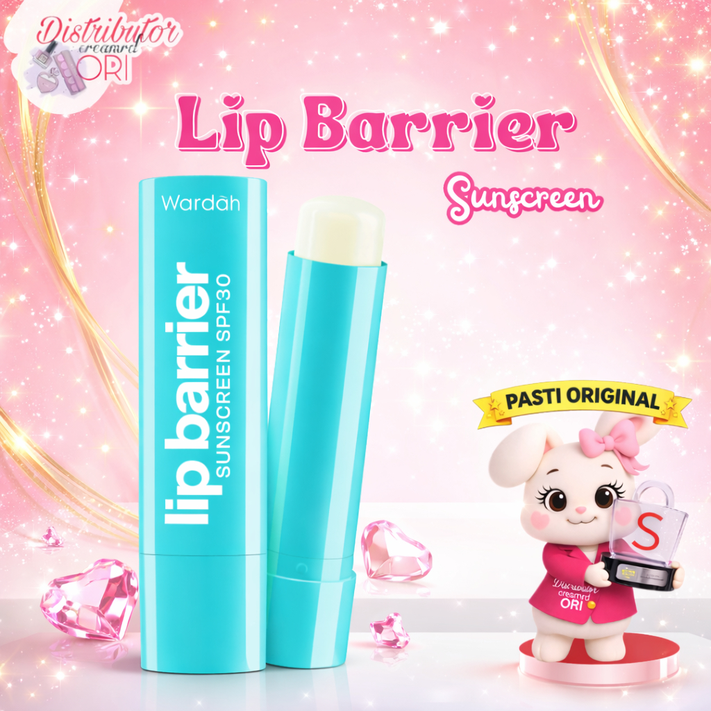 Wardah Lip Barrier Sunscreen SPF 30 PA +++ | BPOM | ORIGINAL WARDAH LIP BARRIER SUNSCREEN