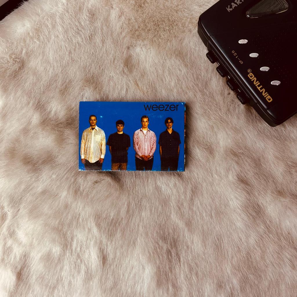 Kaset Pita WEEZER Blue Album / Green Album Original King of Alternative Rock