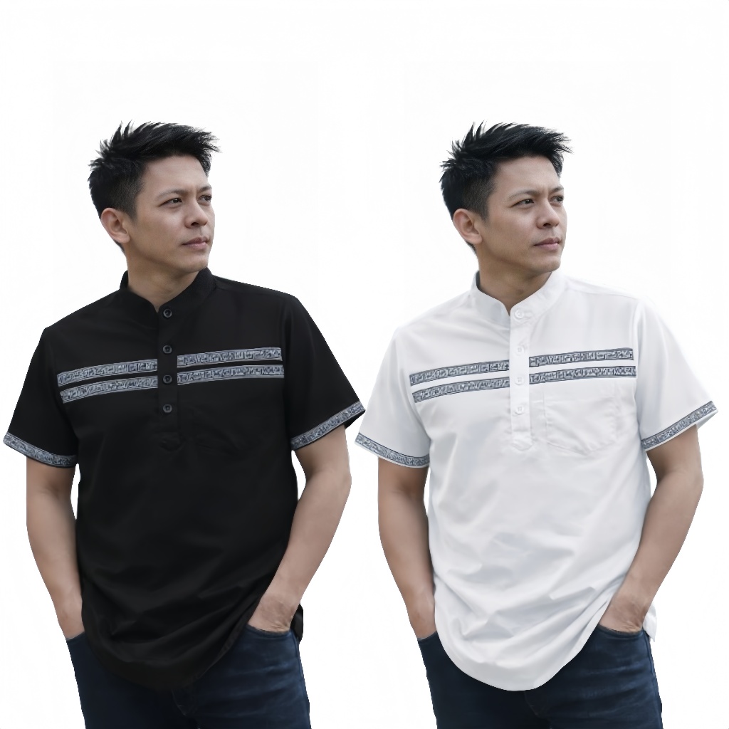 TREND 2026 kemeja koko PRIA dewasa lengan pendek - baju koko pria - koko kurta