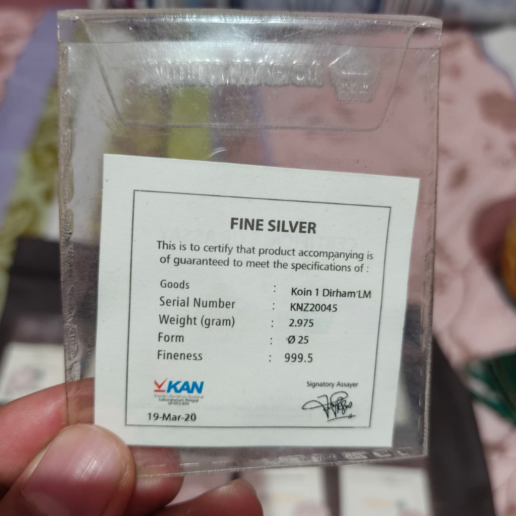 Koin 1 Dirham Antam - Original ANTAM Sertif KAN