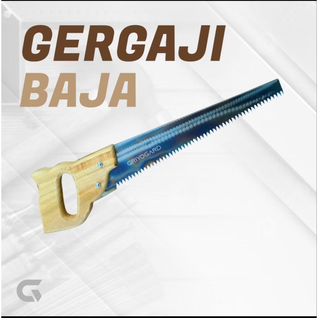 Promo Gergaji New Bahan Baja Asli/Graji Kayu Super Tajam/Gergaji Kayu Bambu Baja Tajam siap Pakai