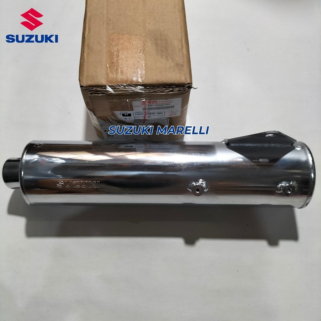 SILENCER KNALPOT SUZUKI SHOGUN FD 125 SP LAMA ARASHI ORIGINAL SGP 14301-20G30