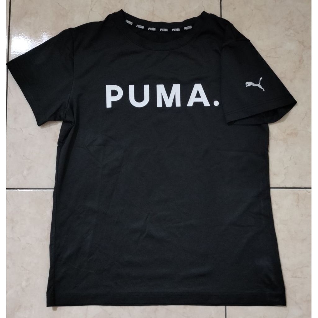 (preloved) kaos Jersey puma warna hitam