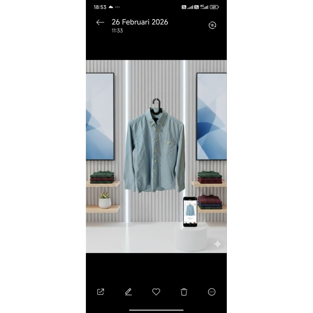 kemeja cowok tirajeans original preloved