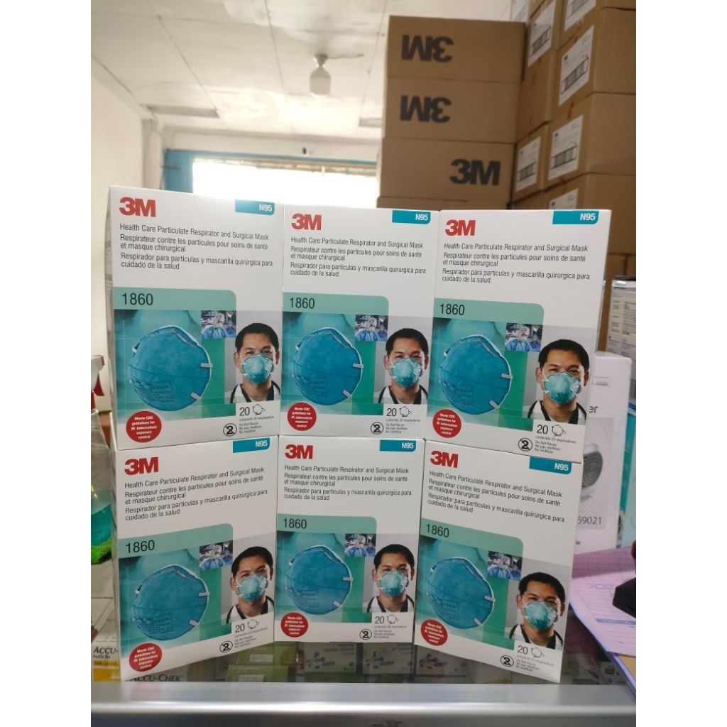 Masker 1860 n95 1 box isi 20psc