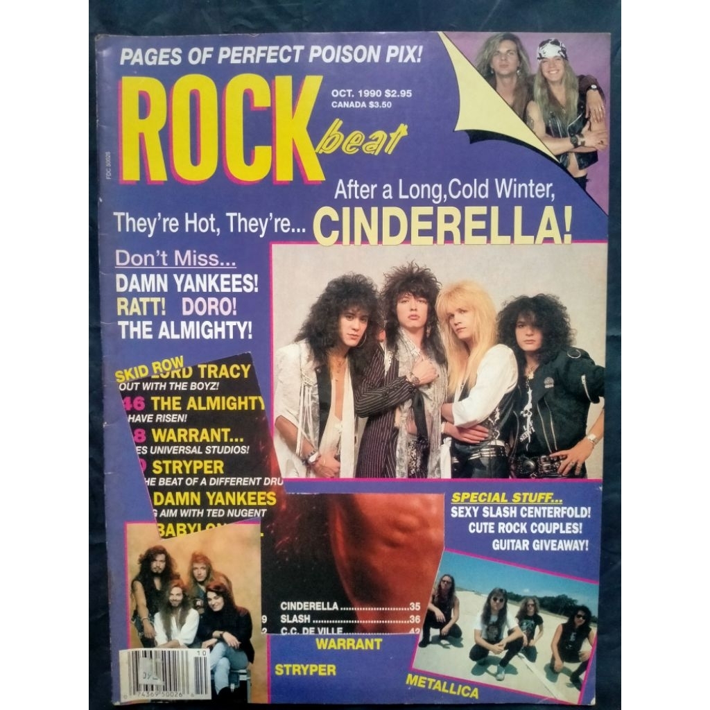 Majalah musik ROCK Beat Impor jadul / majalah lawas