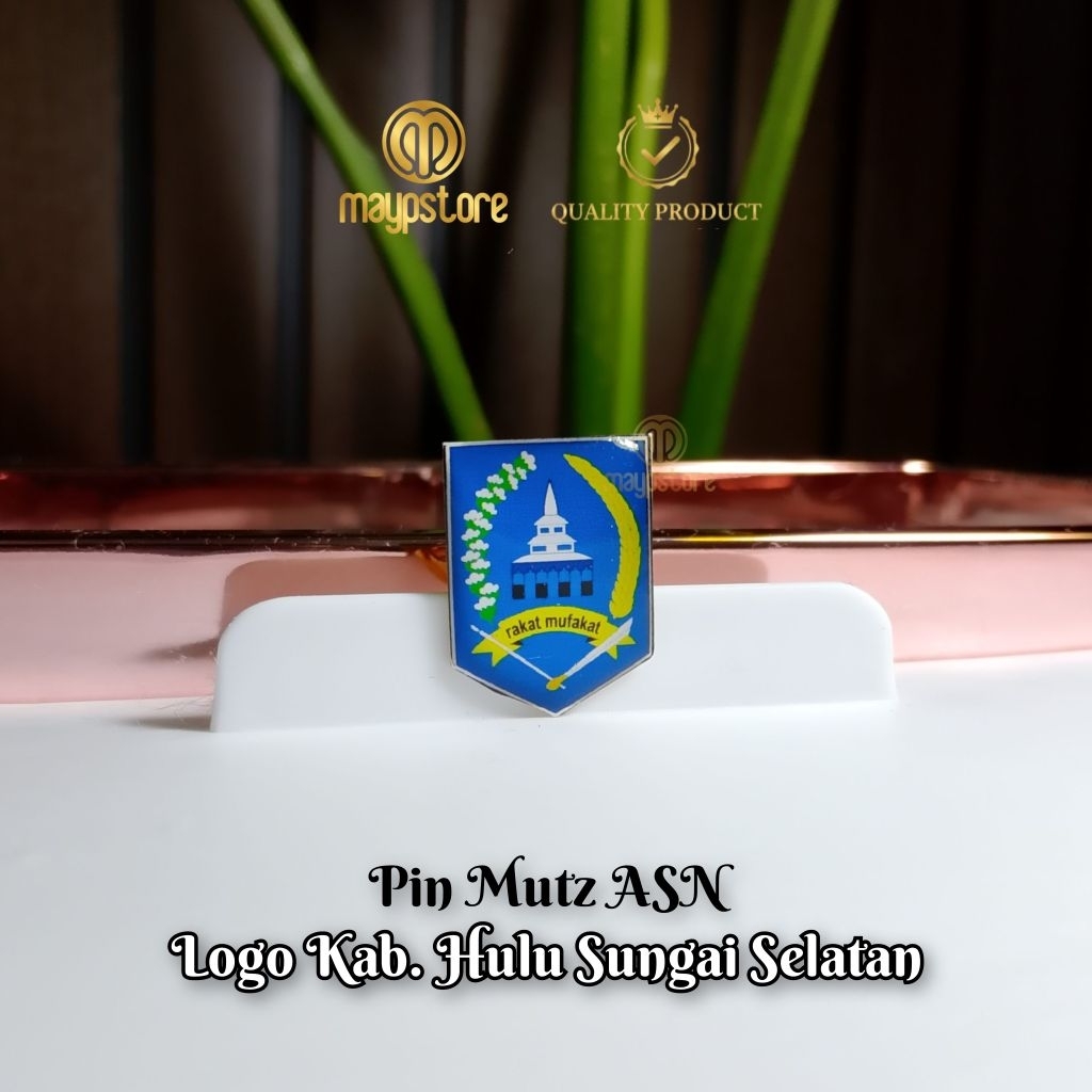Pin Mutz Lambang Kabupaten Hulu Sungai Selatan | Pin Logo Pemkab Hulu Sungai Selatan