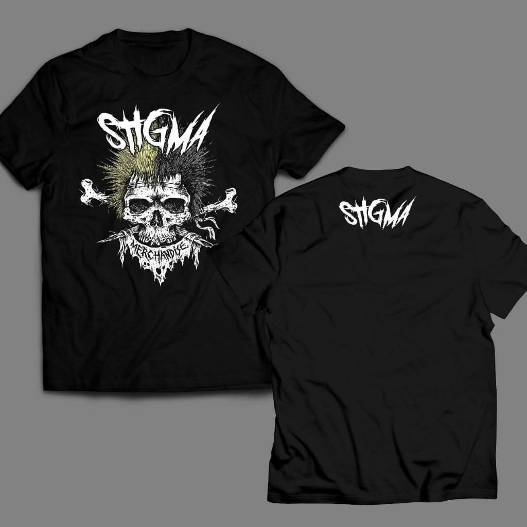 Baju kaos distro T-shirt original STIGMA MERCH pria wanita dewasa lengan pendek bahan cotton combad 