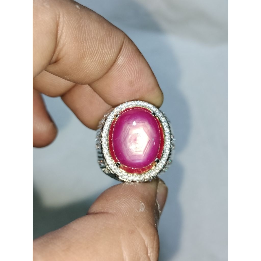 Natural ruby star mozambique