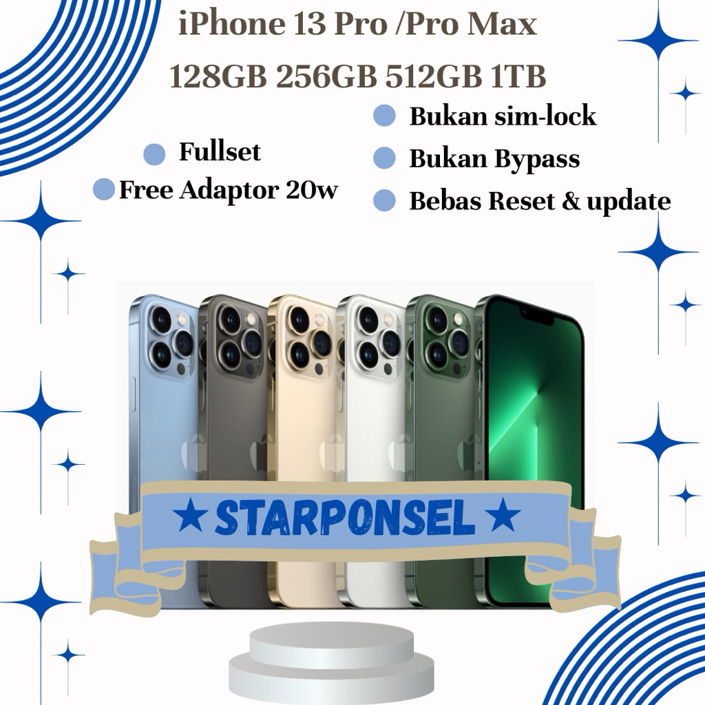 Apple iPhone 13 Pro / 13 Pro Max 128GB 256GB 512GB 1TB Original Ex Inter