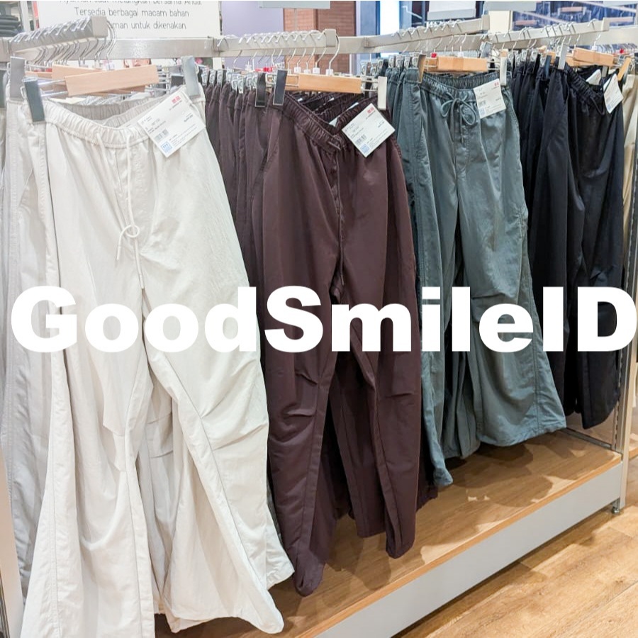 NEW Women Celana Rileks Utilitas / Easy Utility Pants Relax Relaxed Wanita UNIQLO Cewek Panjang Kasu