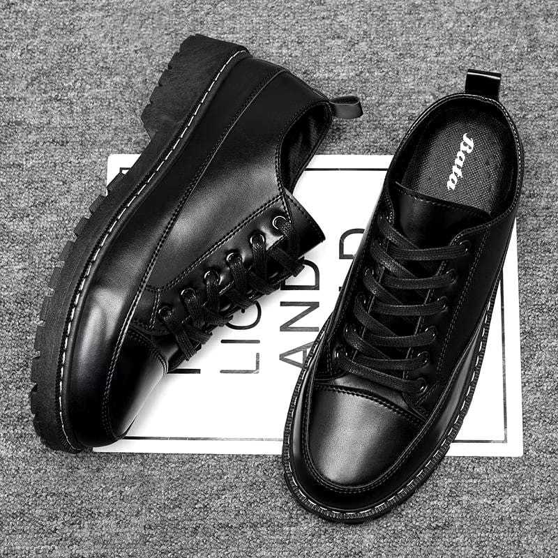 BATA Sepatu Formal Docmart Pria Jossie Docmart Hitam Sepatu Carlos Kekinian Terbaru