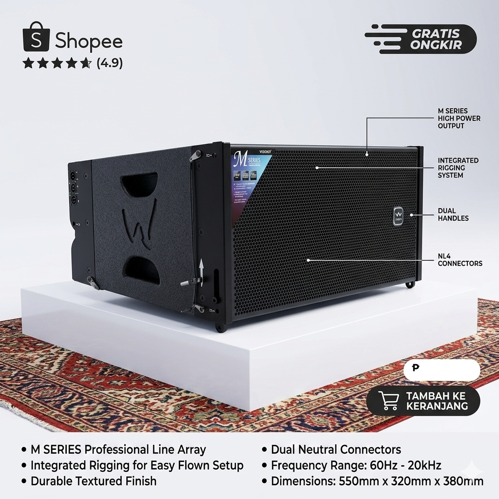 Speaker Line array wisdom m-10 / wisdom m-10 / wisdom m10