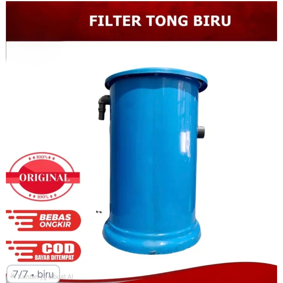 Media Filter TONG KOSONG  Tabung Chamber Kolam Ikan External Fiber
