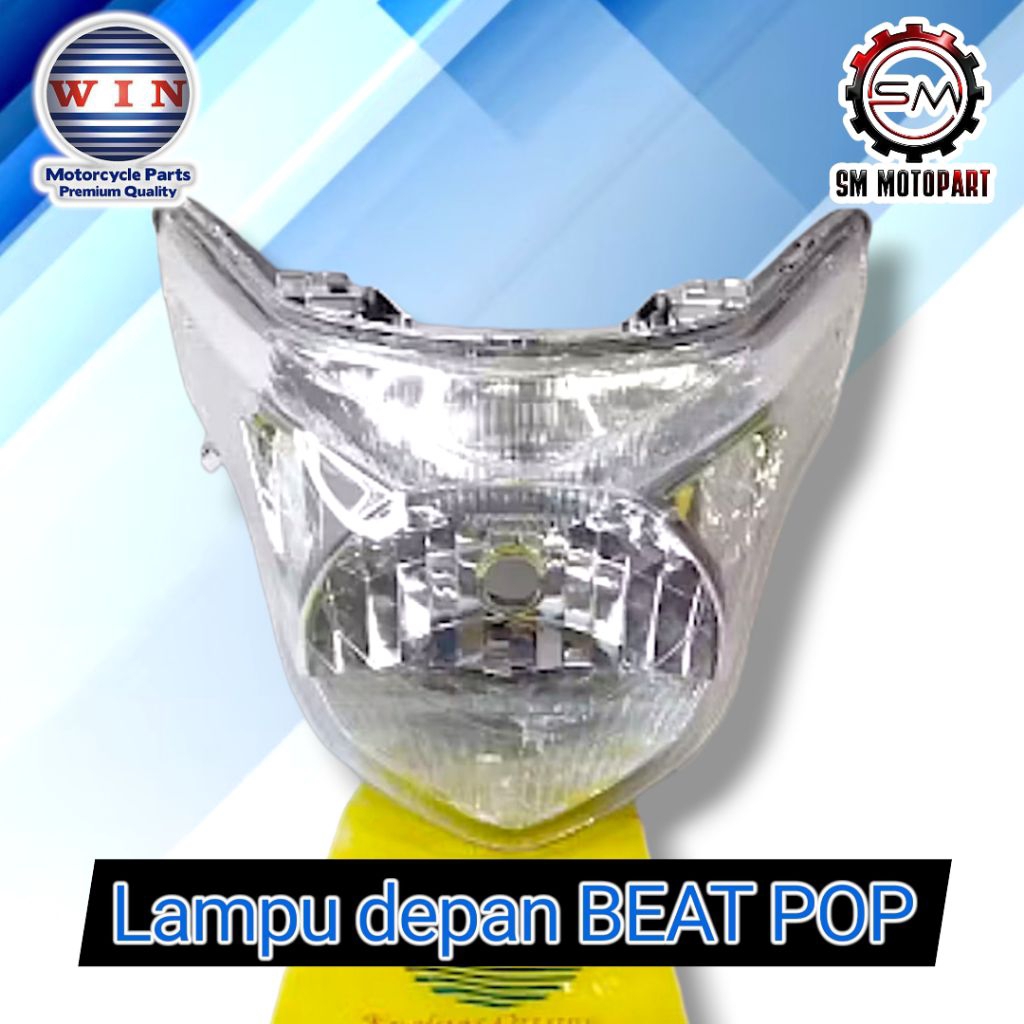 WIN LAMPU DEPAN HEADLAMP REFLEKTOR BEAT POP