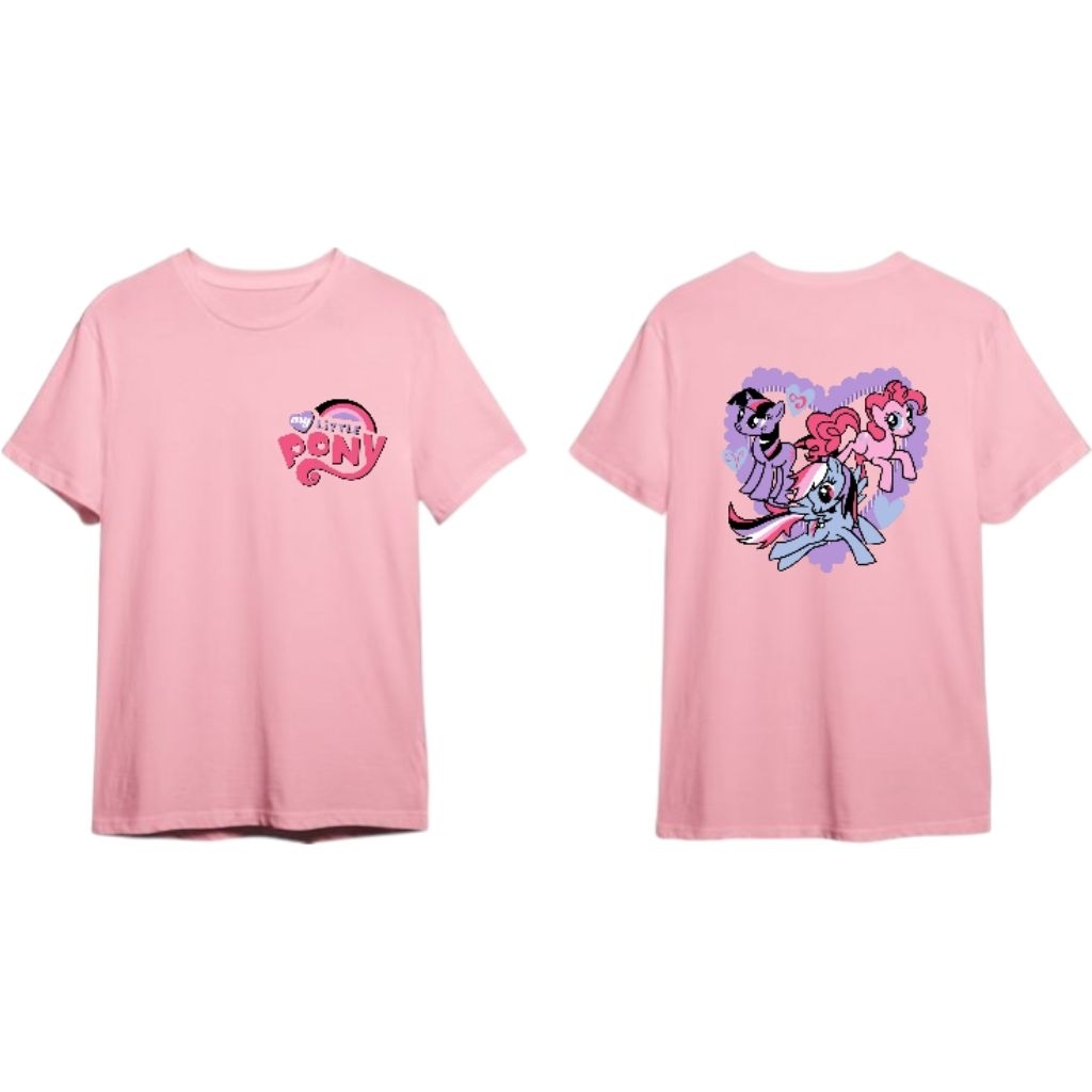 Atasan kaos anak perempuan my little pony / baju kuda pony anak perempuan
