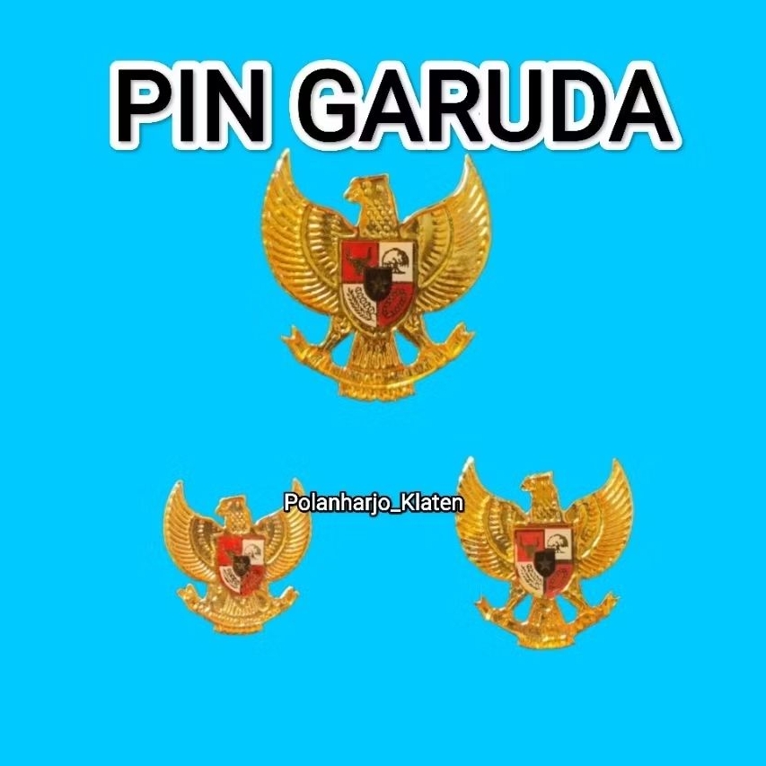 PIN GARUDA / PIN GARUDA 3 CM / PIN GARUDA 4 CM / PIN GARUDA 5 CM  / PIN GARUDA PASKIBRA