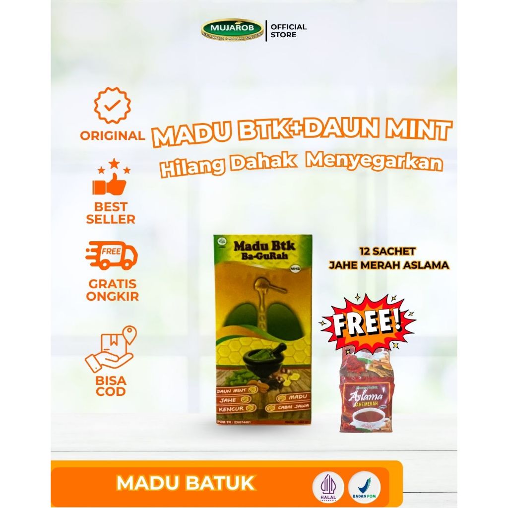 Ba'gura Madu Batuk Kering dan Batuk Berdahak Asli BPOM 280 gram
