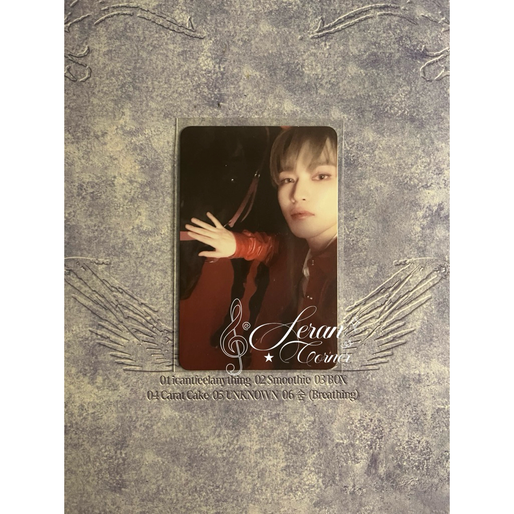 OFFICIAL PHOTOCARD CHENLE, ICFA, ISTJ, TC, SMINI