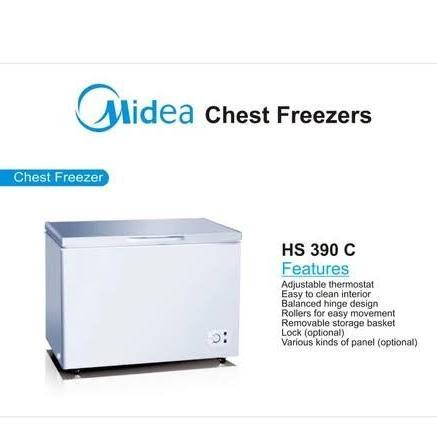 Midea HS-390CK Chest Freezer Box Lemari Pembeku Midea 300L HS 390 CK