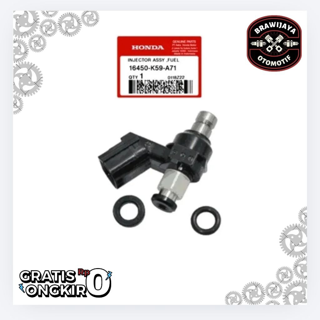 Injector Injektor Assy Fuel Honda Vario 150 ADV 150 16450K59A71 Kode Parts 16450-K59-A71