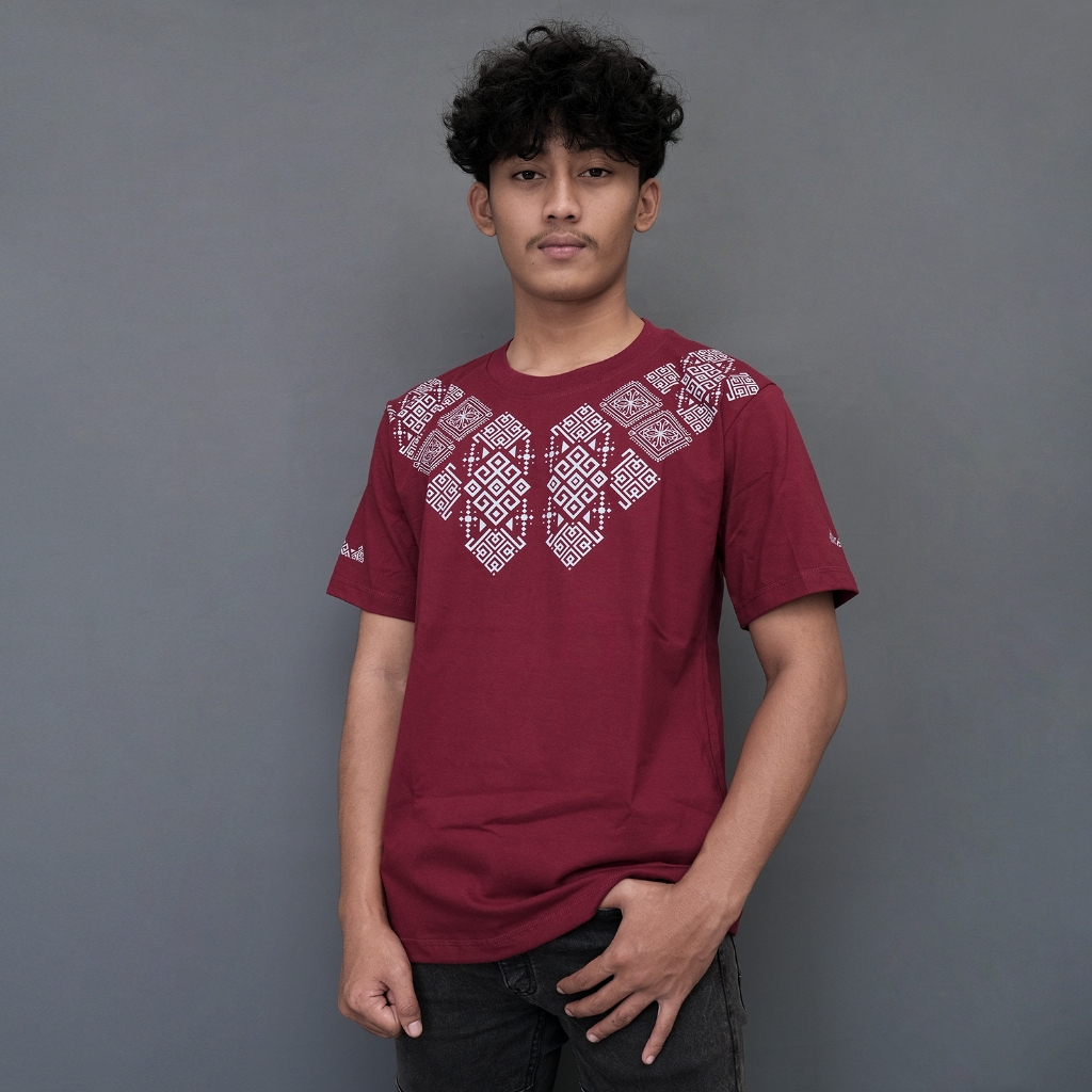 Kepswell - Kaos Motif Koko Barhi - Baju Muslim Islami Lebaran Ramadan - Combed 24s Pria Unisex