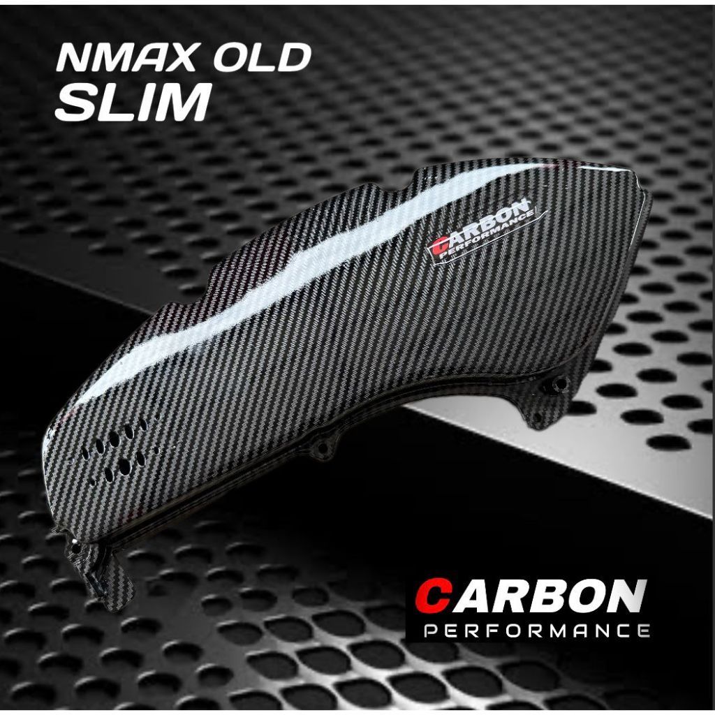 TUTUP FILTER MODEL SLIM NMAX OLD 2016-2019 CARBON PERFORMANCE OPEN FILTER VARIASI CARBON WTP GLOSSY