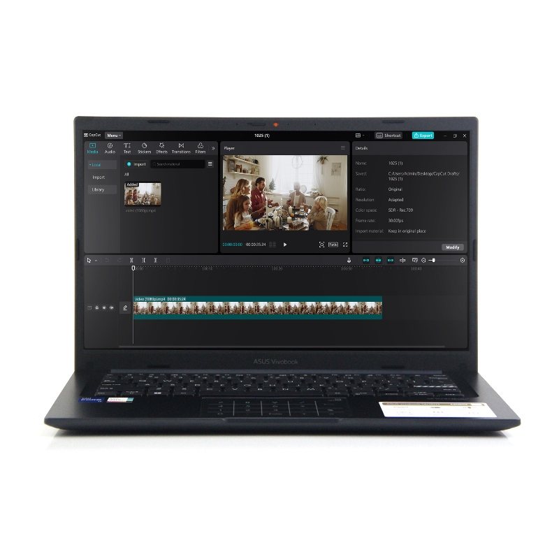 Promo ASUS Vivobook X1404VA-i712512 Core i7 13th Gen 12Gb 512Gb 14Inch Full HD