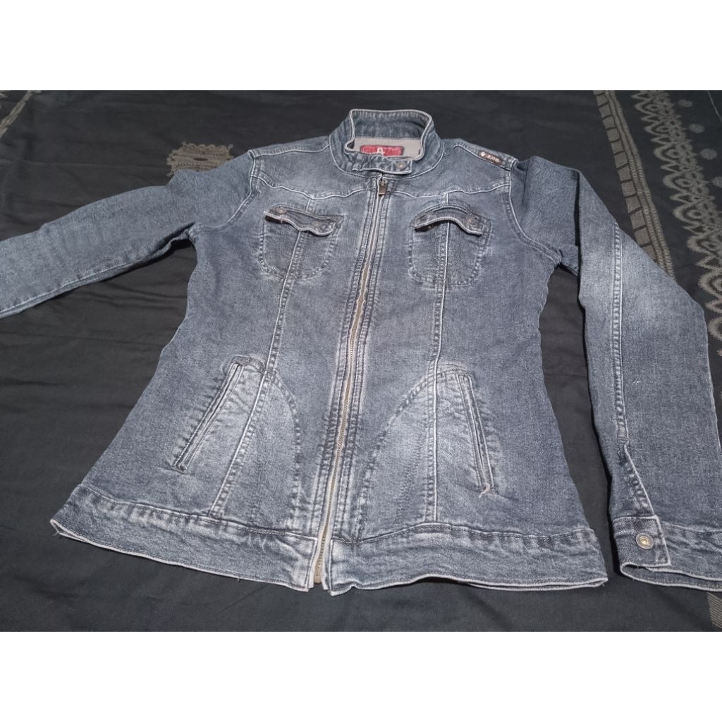jaket jeans wanita PL