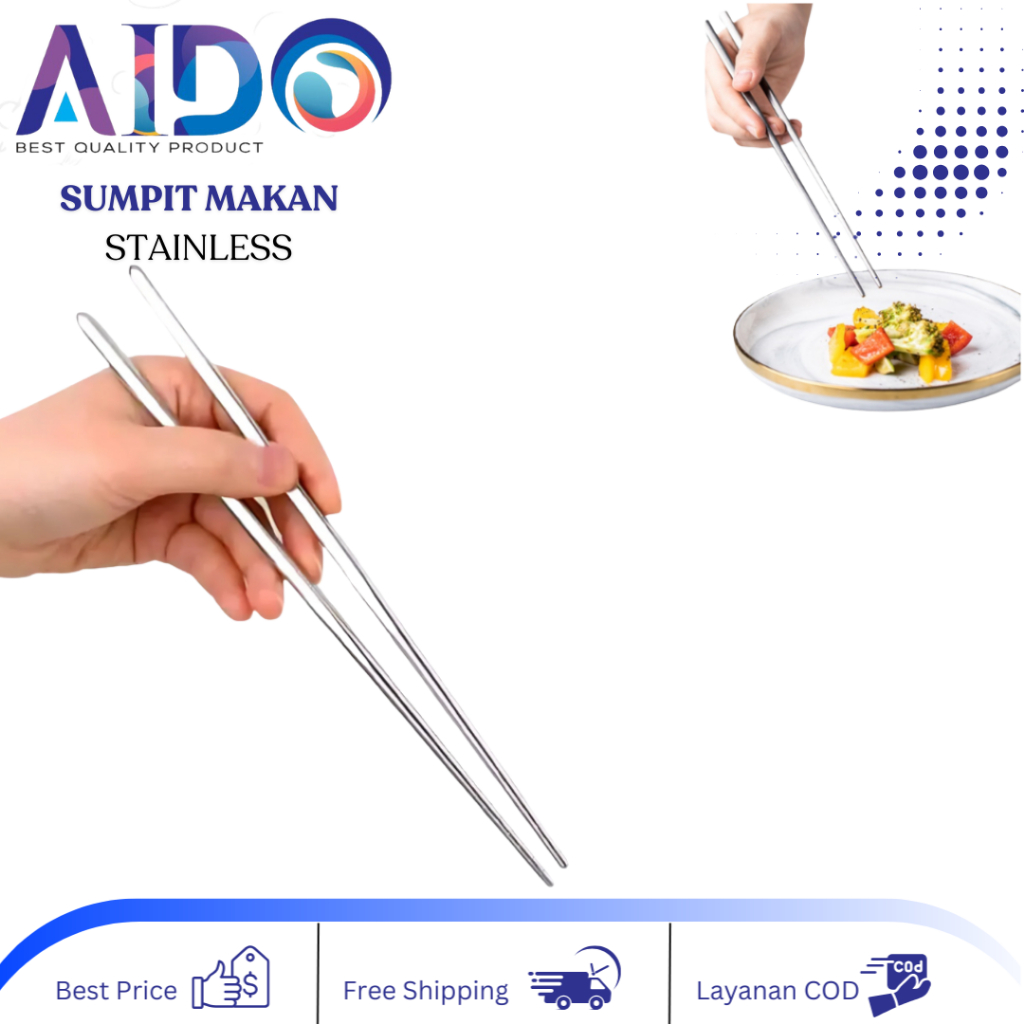 Sumpit Stainless Korea Premium Sumpit Stainless Set Sumpit Stainless Murah Sumpit Sepasang