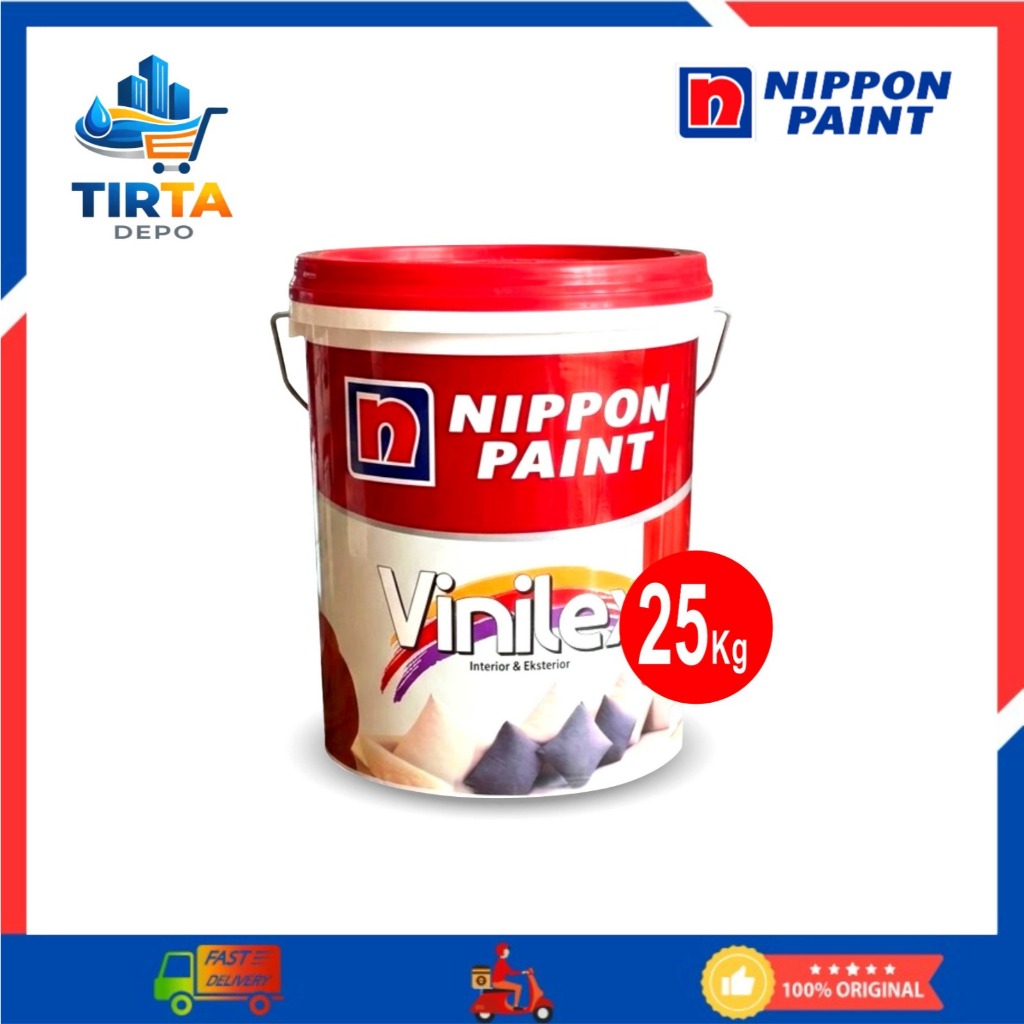 Nippon Paint Vinilex Cat Tembok Interior 25 Kg Anti Jamur Anti Pudar
