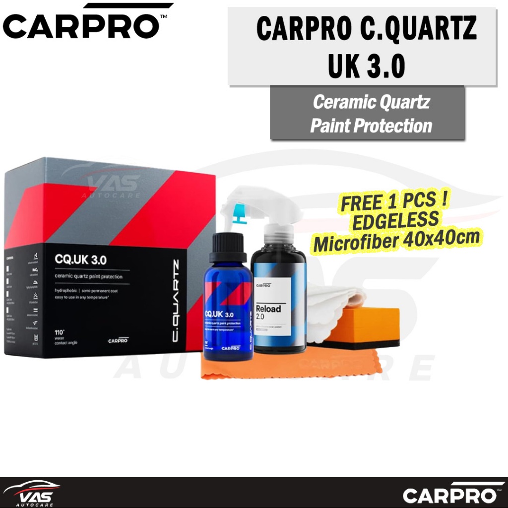 Carpro Cquartz UK 3.0 edition Ceramic Coating 50ml + Reload
