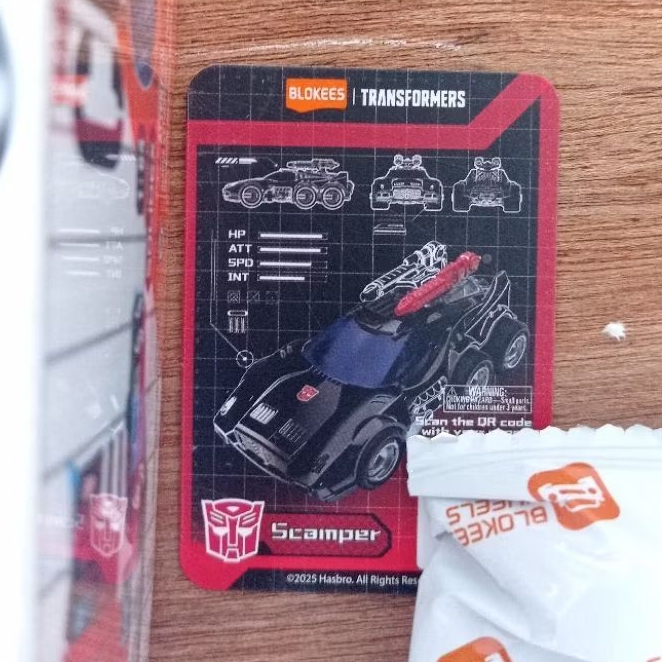 Blokees Wheels Scamper transformers C01 Roll Out diecast kit