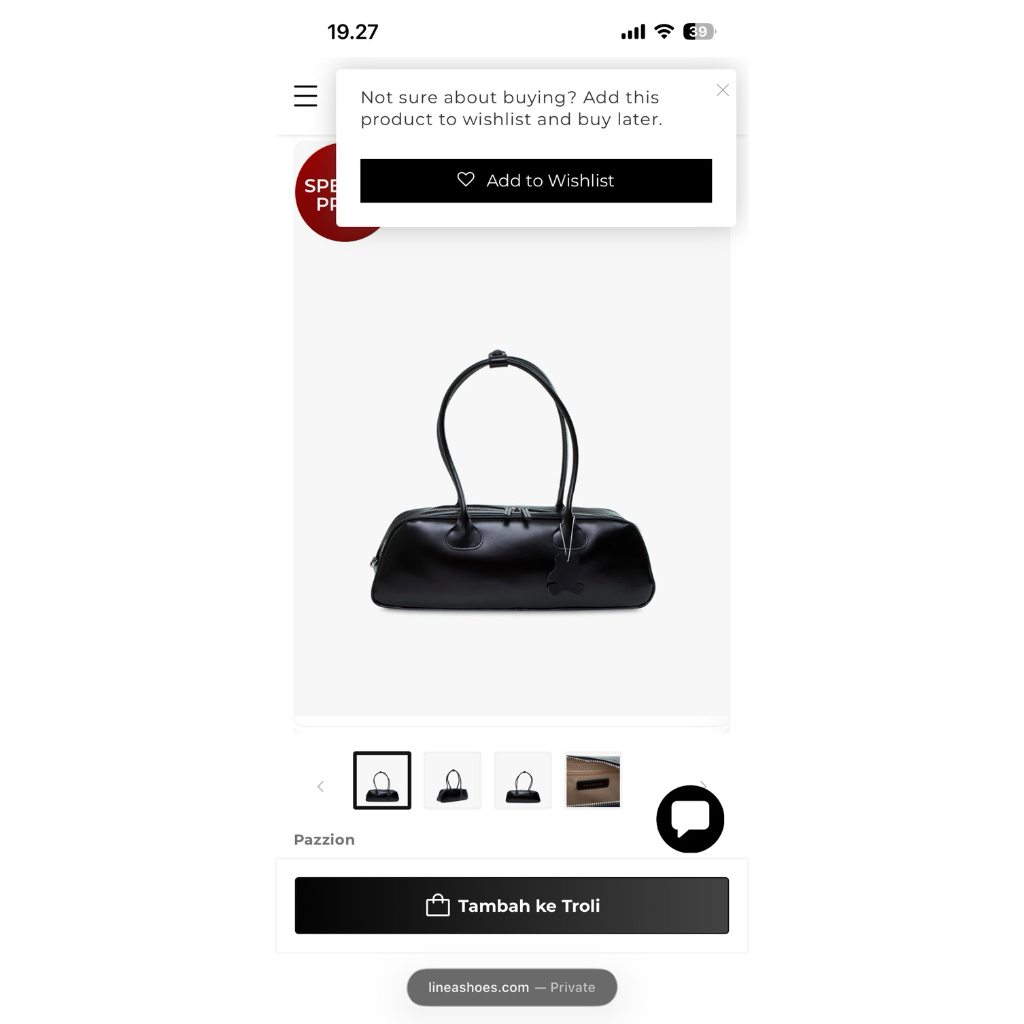 Pazzion bag new bukan preloved