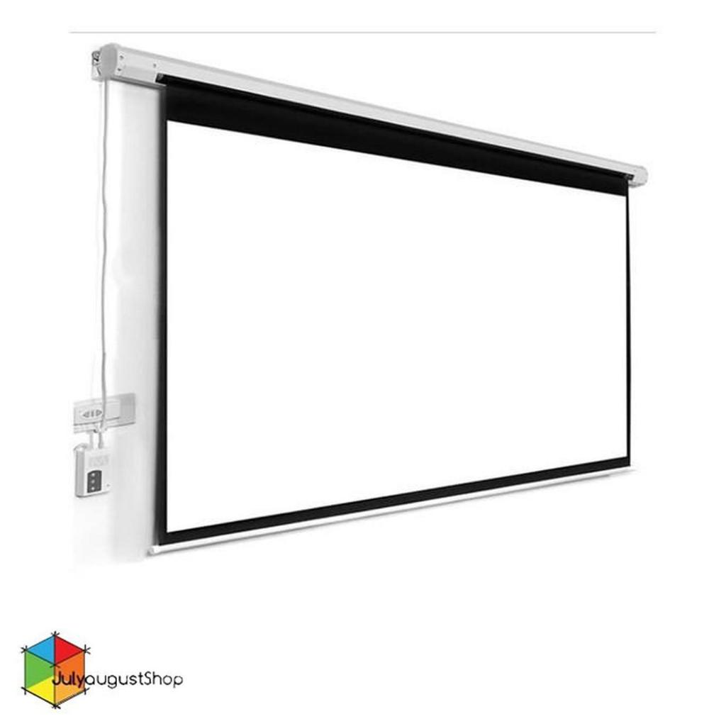 Screen Proyektor Motorized 120" / Layar Projector Electric 120 inch
