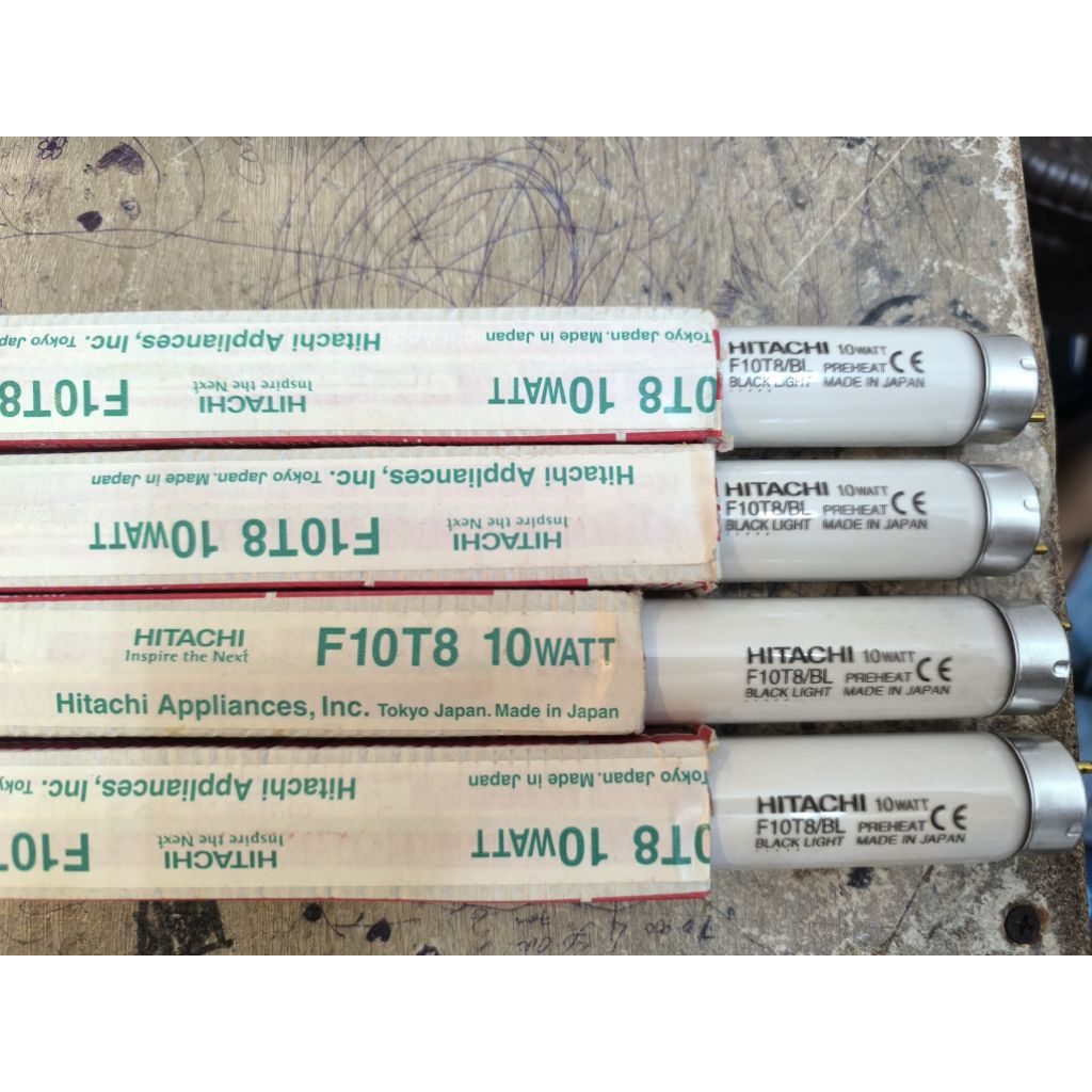 Lampu TL Hitachi F10T8 10watt lampu serangga