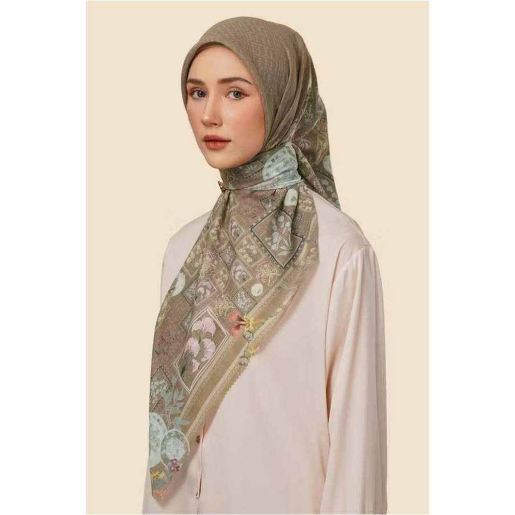 SALE Hijab Premium Zytadelia (ZD) scarve Naura Series - Tan