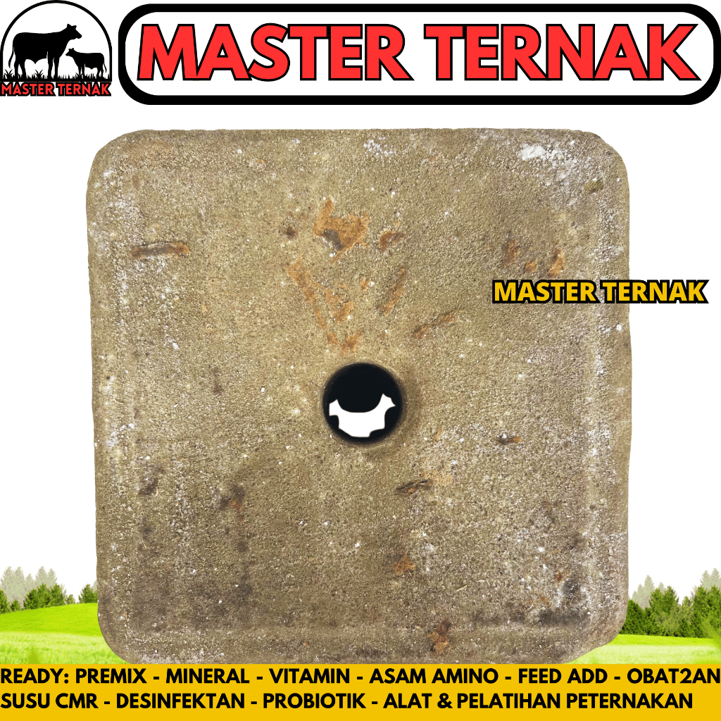 MINERAL BLOK CALPHOS 10 KG - MINERAL BLOK KAMBING PERAH  - MINERAL BLOK SAPI PERAH