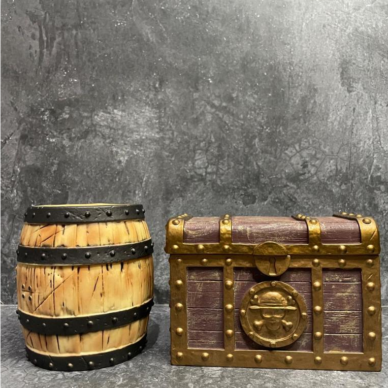 PAJANGAN ONE PIECE SET - PETI HARTA KARUN & GENTONG