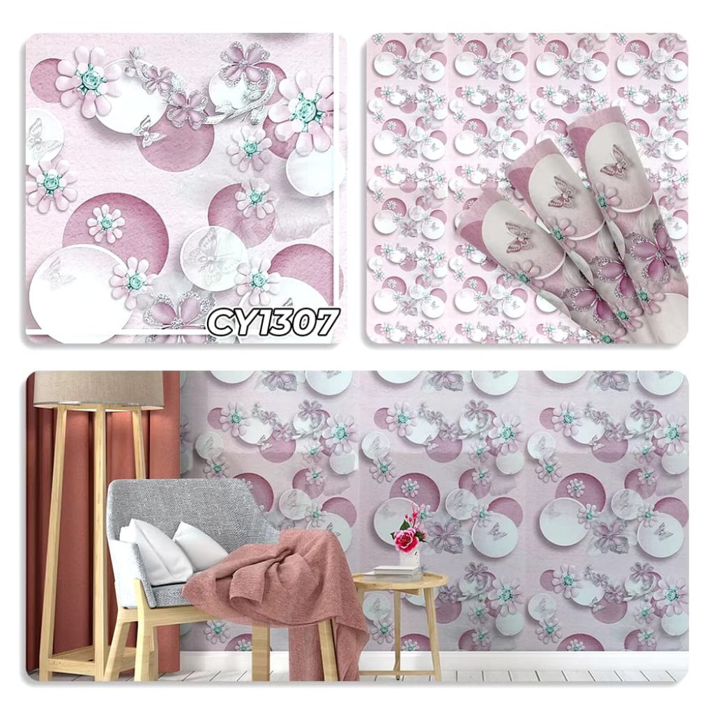 Wallpaper Dinding Motif Bunga Wallpaper Dinding Shabby Wallpaper Dinding Ruang Tamu Wallpaper Sticke