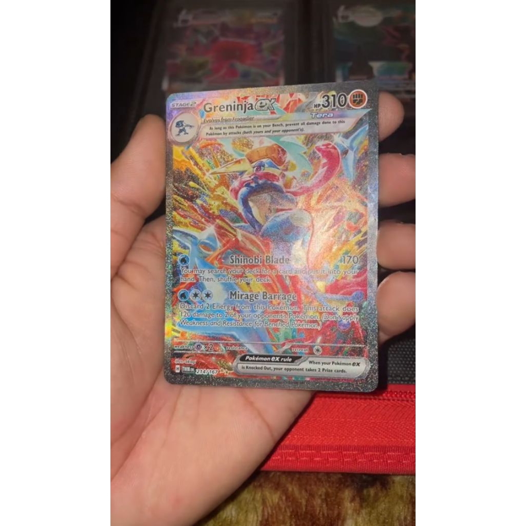 Greninja SIR PSA 10 Twilight Masquerade Greninja EX Slab Pokemon TCG English Special Illustration Ra