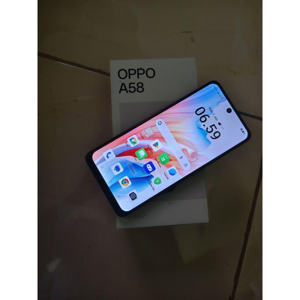 dijual oppo a58 seken