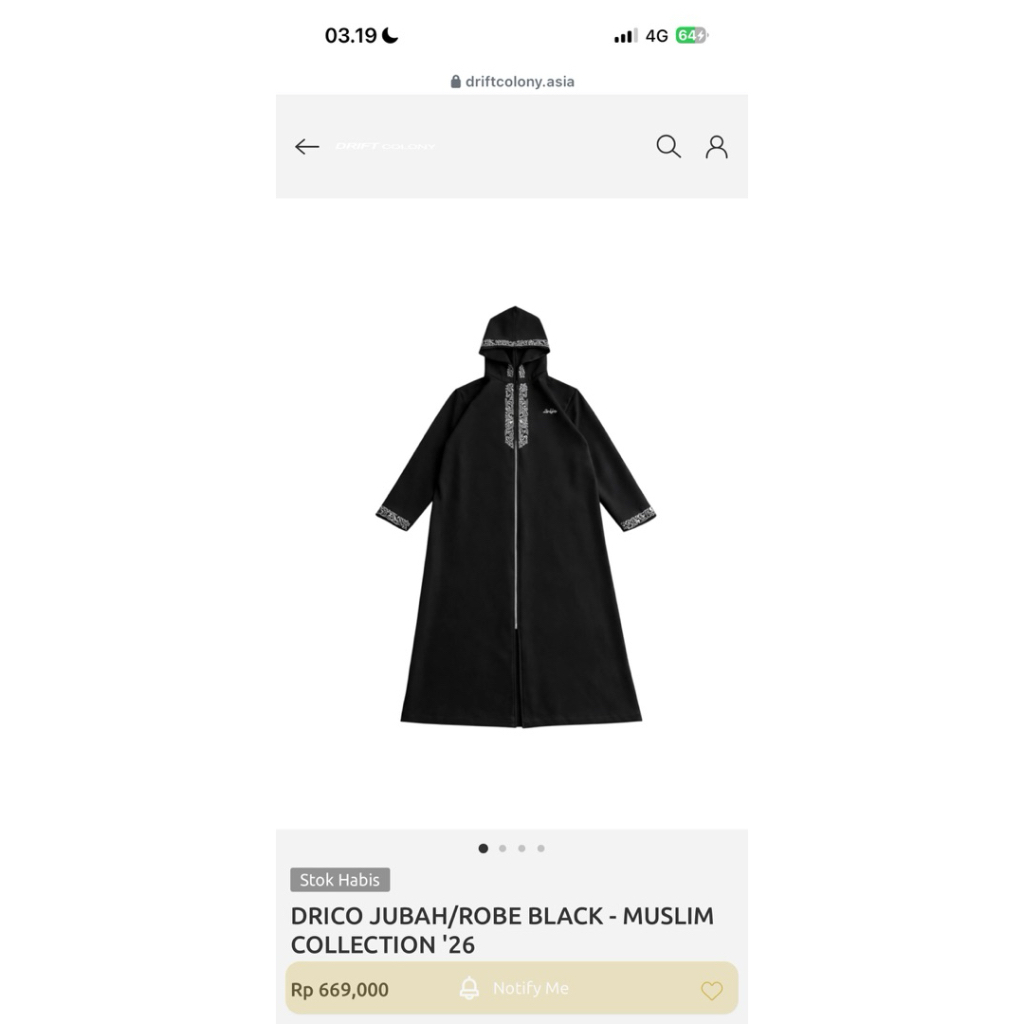 DRICO JUBAH/ROBE - MUSLIM COLLECTION '26