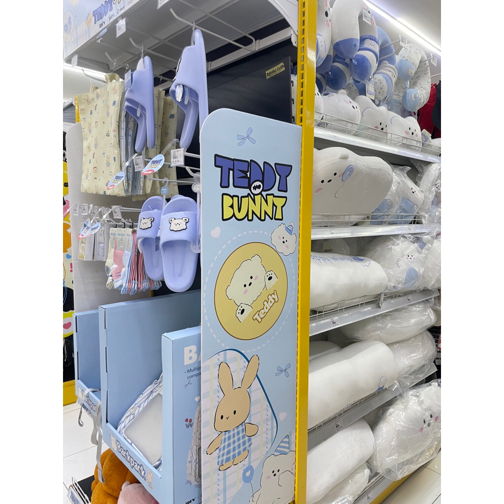 Mr diy x Teddy bunny boneka - boneka mr diy lucu - boneka putih mr diy - teddy bunny mr diy