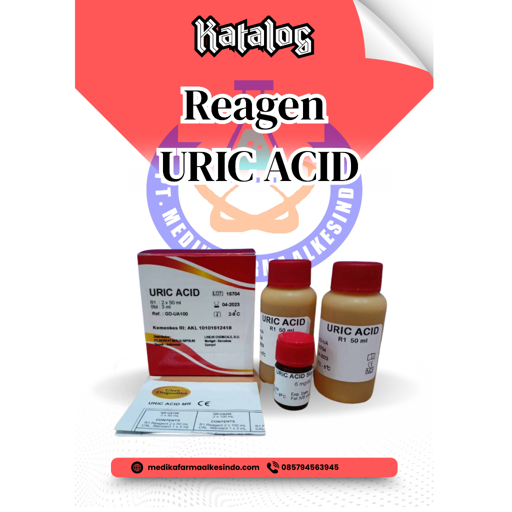 Reagen Uric Acid Glory Murah
