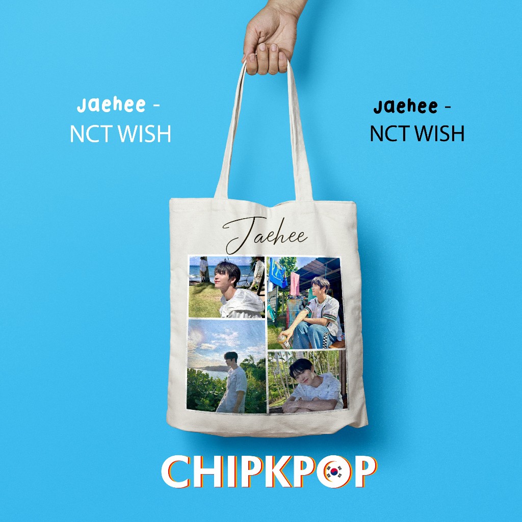 [PAKET SET] TOTEBAG JAEHEE NCT WISH I JAEHEE NCT WISH I NCT WISH KPOP I TOTEBAG KPOP I TOTEBAG NCT W